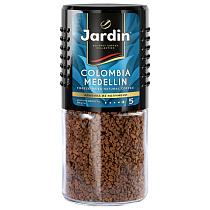 Кофе растворимый JARDIN (Жардин) "Colombia Medellin", сублимированный, 95 г, стеклянная банка, 0627-14