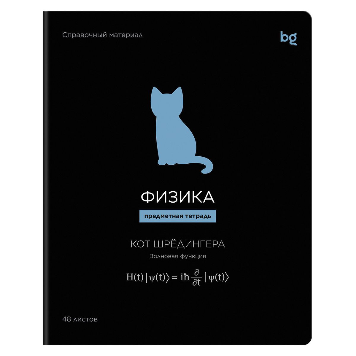 Тетрадь предметная 48л. BG "Формула предмета" - Физика, выб. лак