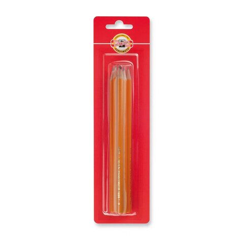 Карандаши чернографитные KOH-I-NOOR, НАБОР 6 шт..: 2B, B, HB (2 шт.), H, 2H, без резинки, заточенные, 1696/6, 1696006038BL