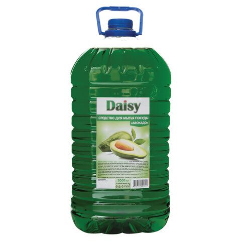 Средство для мытья посуды 5 л, DAISY "Авокадо", ПЭТ 