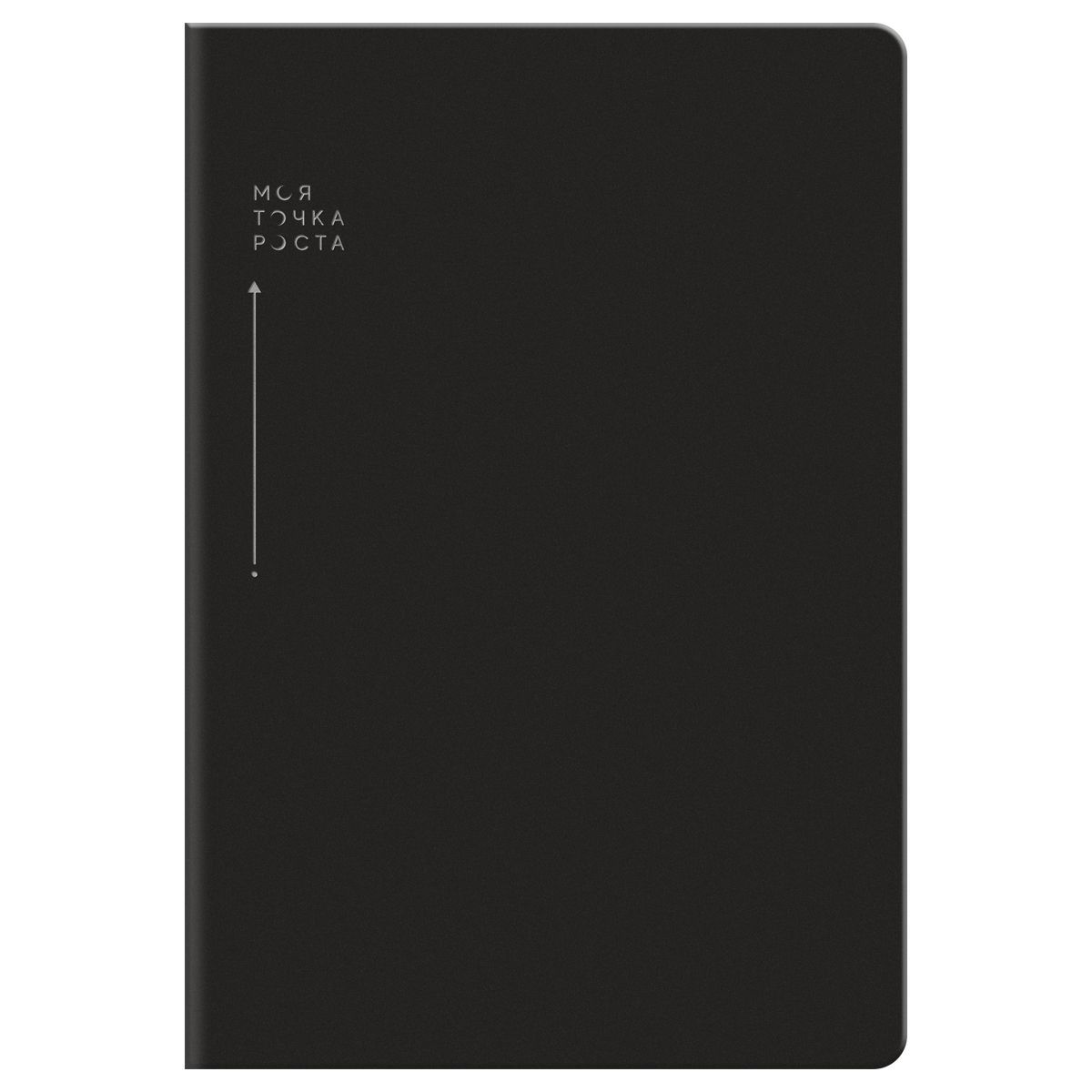 Записная книжка А5, 96л., BG "Смыслы", кожзам, линия, черный