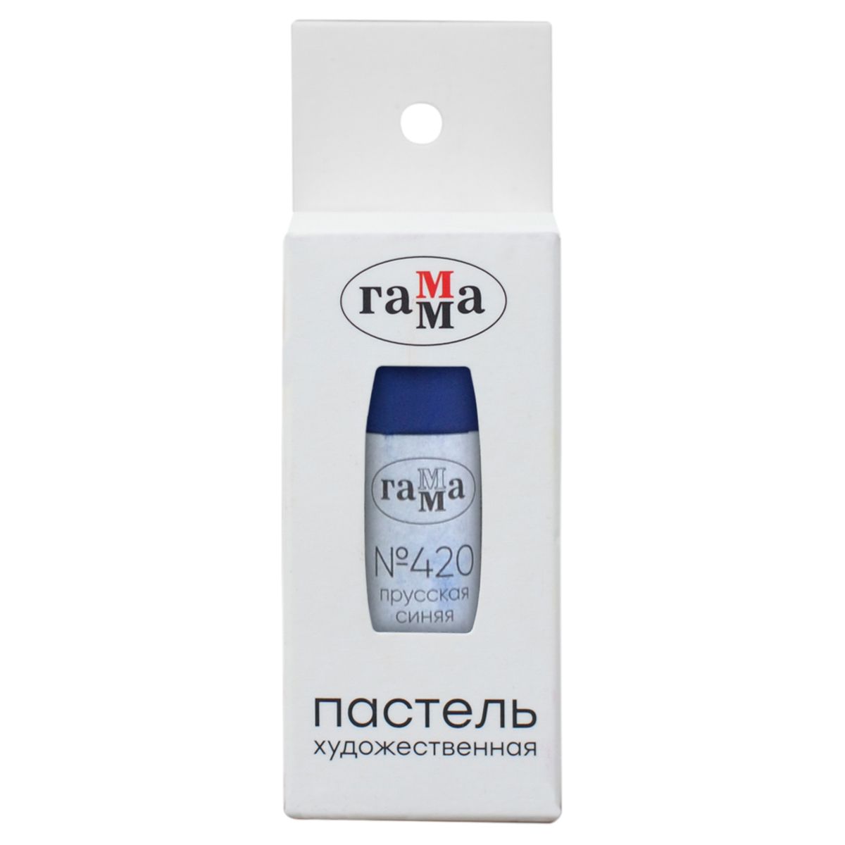 Пастель художественная Гамма, прусская синяя №420, картон. упак., европодвес