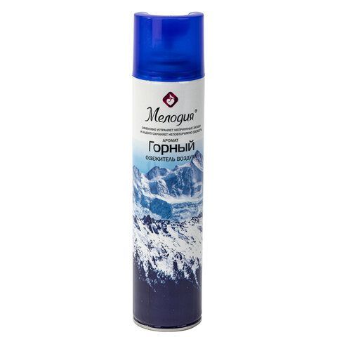 Освежитель воздуха аэрозольный 300 мл МЕЛОДИЯ "ГОРНЫЙ", 601904 