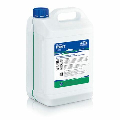 Средство для поломоечных машин Dolphin Forte 5 л, для сильных зарязнений,малопенное,, D004-5 