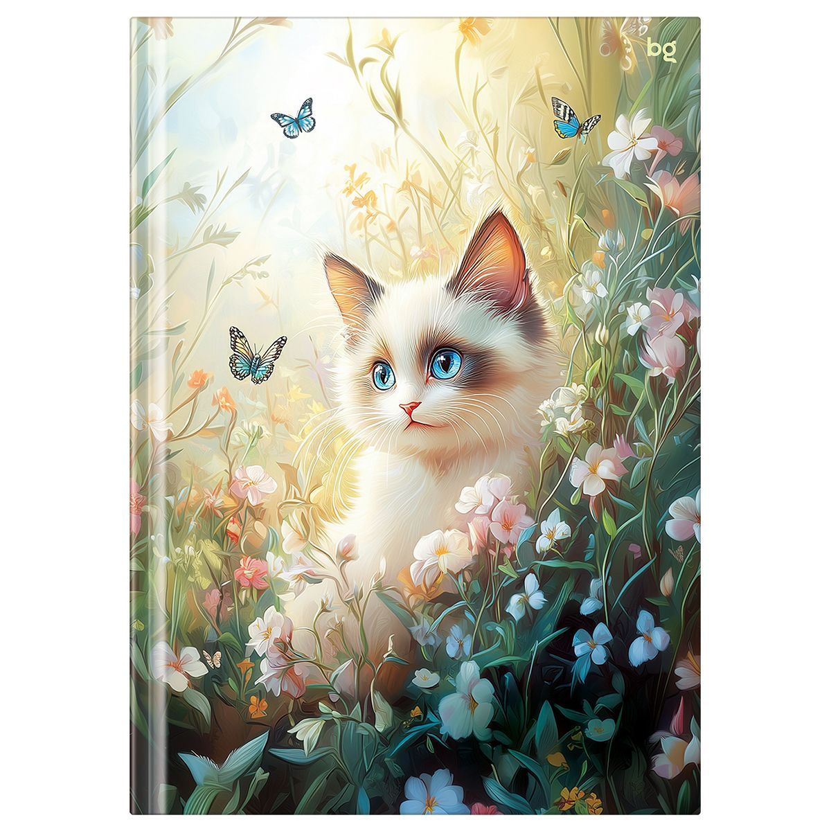 Бизнес-блокнот А4, 80л., BG "На прогулке", матовая ламинация