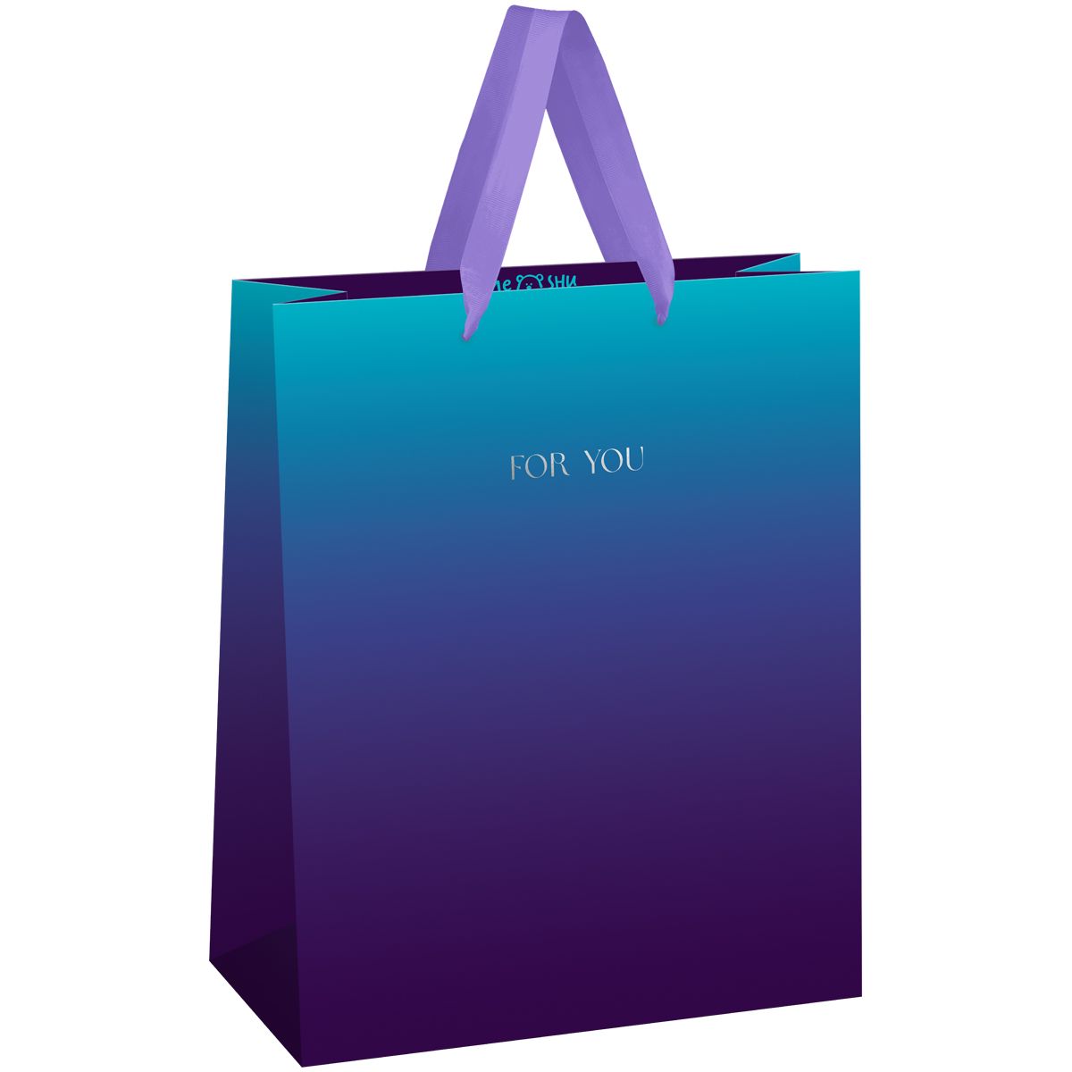 Пакет подарочный 33*42*12см MESHU "Intense gradient", фольга,  матовая ламинация