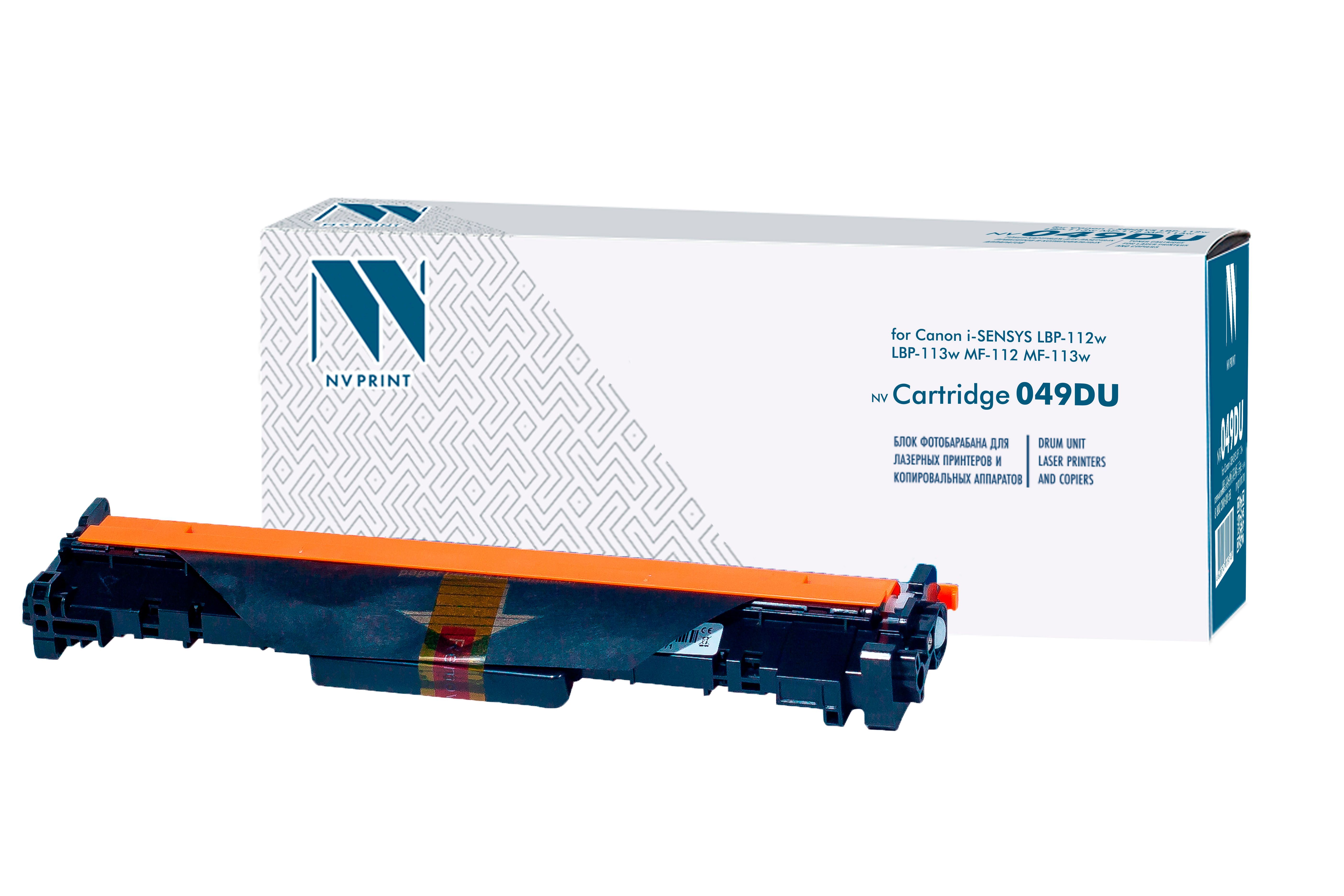 Барабан совм. NV Print 049 DU для Canon i-SENSYS LBP112w/113w, MF112/113w (12000стр.)