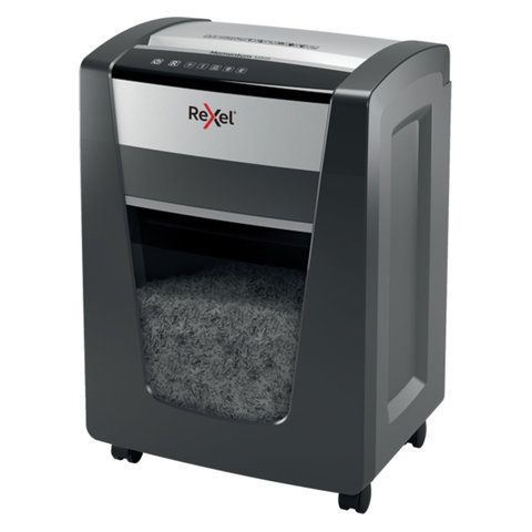 Уничтожитель (шредер) REXEL MOMENTUM M515, 5 уровень секретности, фрагменты 2х15 мм, 15 листов, 30 л, 2104577, 2104577EU
