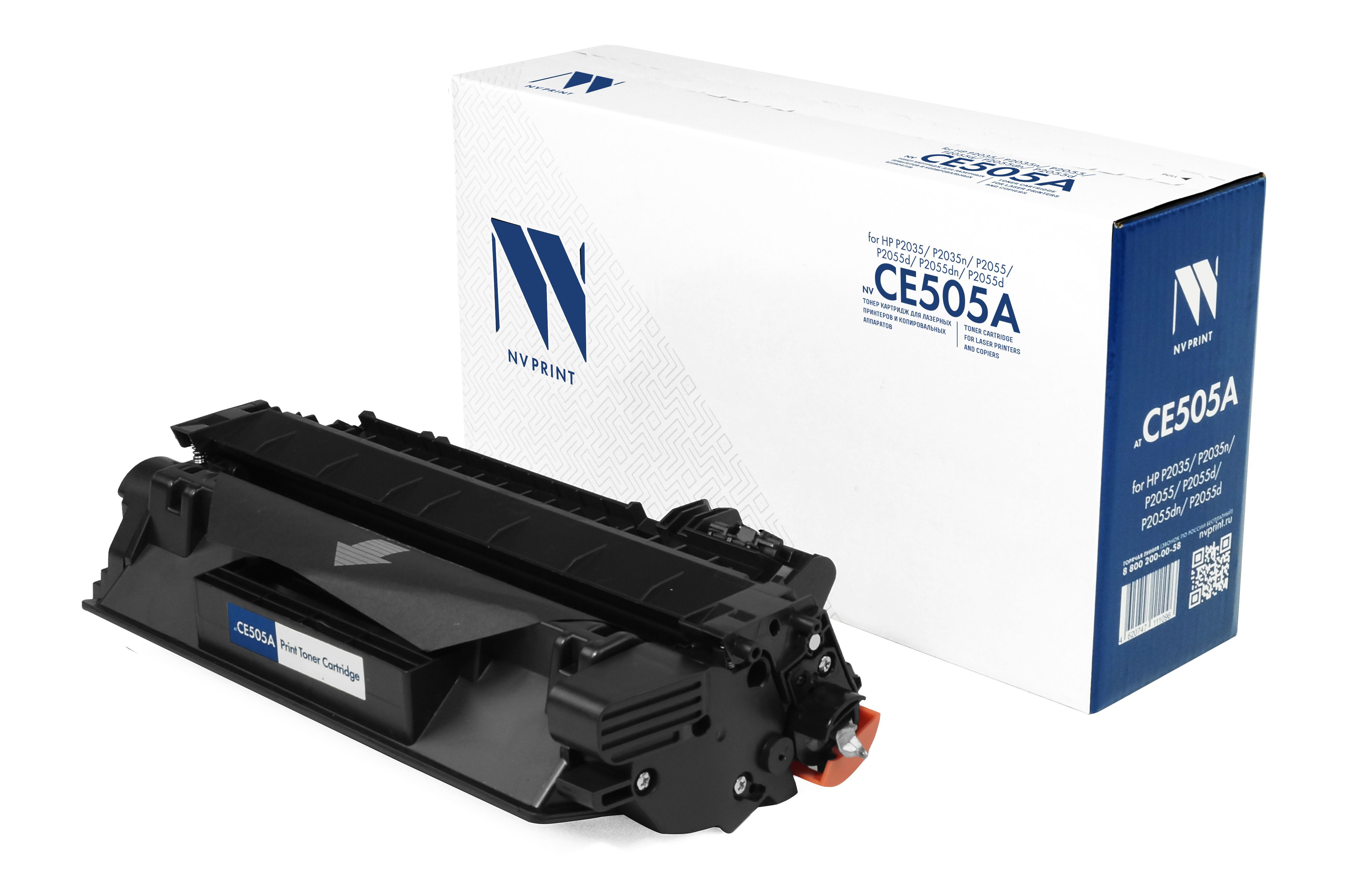 Картридж совм. NV Print CE505A (№05A) черный для HP LJ P2035/P2055 (2300стр.)