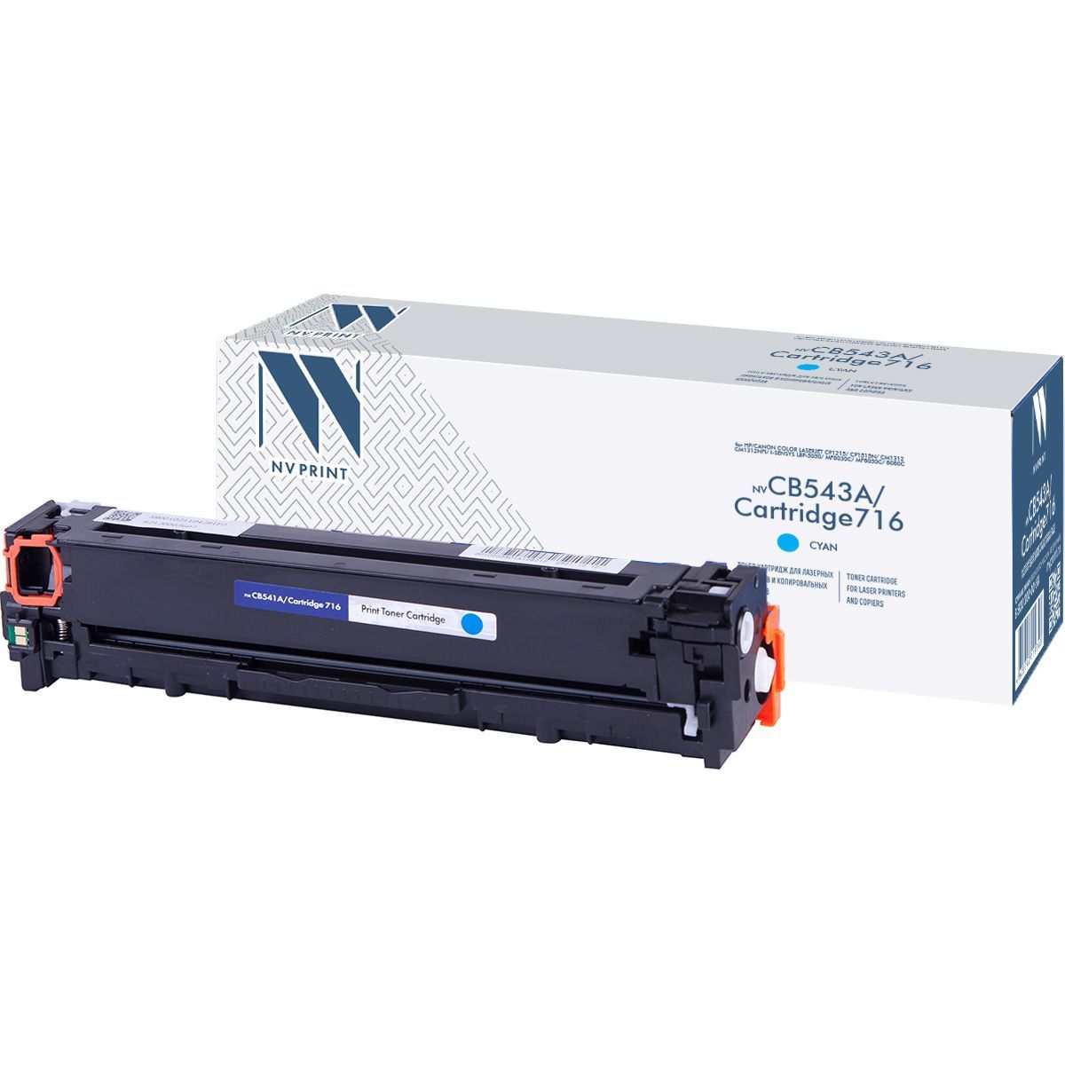 Картридж совм. NV Print CB541A/Cartridge 716 голуб. для HP Color LJ CM1312/CP1215/1515/1518(1400стр.)
