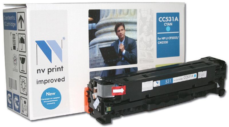 Картридж совм. NV Print CC531A/Canon 718 голубой для HP CLJ CP2025/CM2320 CANON MF-8330 (3500стр.) Картридж совм. NV Print CC531A/Canon 718 голубой для HP CLJ CP2025/CM2320 CANON MF-8330 (3500стр.)