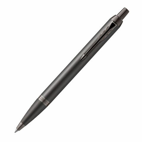 Ручка шариковая PARKER "IM Professionals Monochrome Titanium", корпус темно-серый, сталь, синяя, 2172961