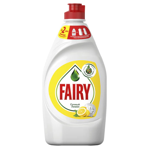 Средство для мытья посуды, 450 мл, FAIRY (Фейри) "Сочный лимон" 