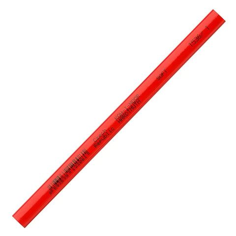 Карандаш столярный KOH-I-NOOR, 1 шт., B, грифель 5х2 мм, корпус красный, 0153600100177