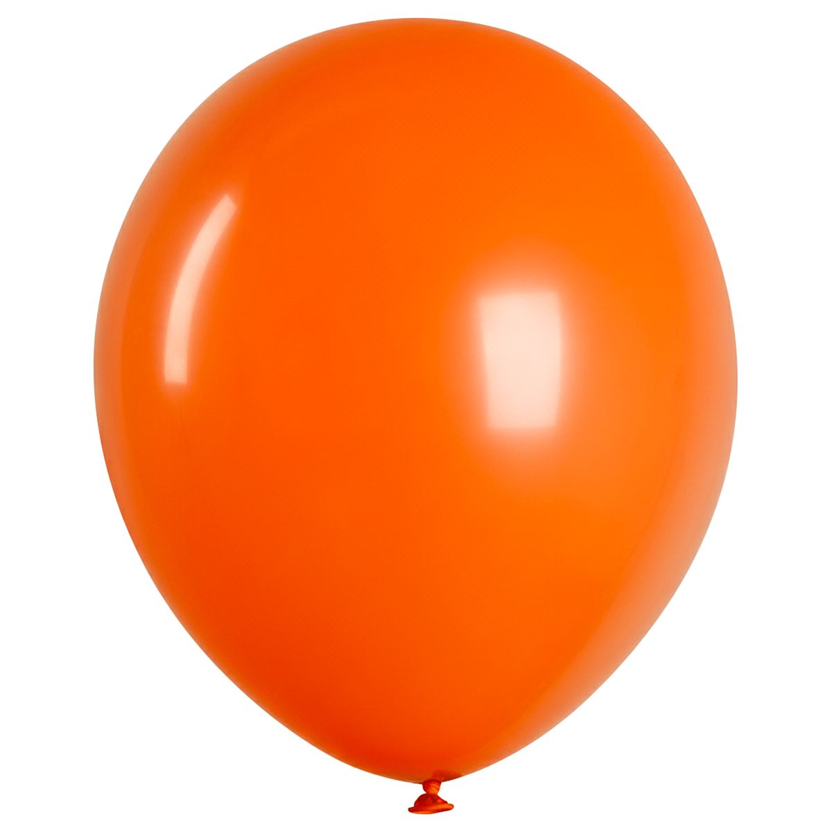 Воздушные шары,  50шт., М12/30см, MESHU, пастель, оранжевый