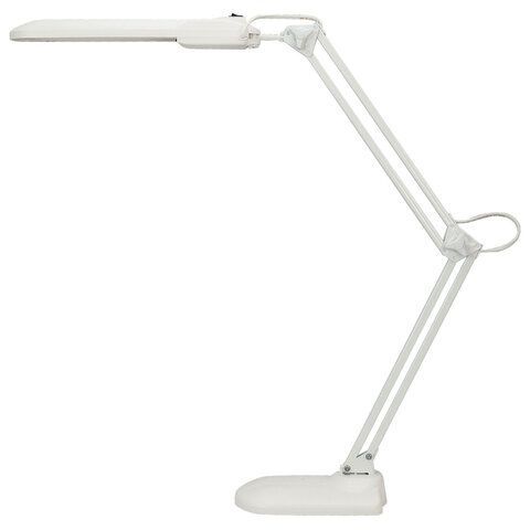 Настольная лампа светильник Дельта + на подставке, ЛЮМИНЕСЦЕНТНАЯ, цоколь 2G7, 11 Вт, белый