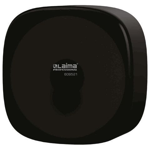 Диспенсер для туалетной бумаги LAIMA PROFESSIONAL PREMIUM BLACK (Система T2), малый, черный, ABS-пластик, 609521