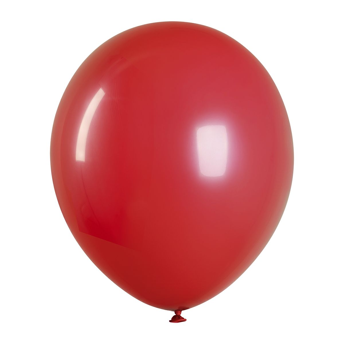 Воздушные шары, 25шт., М12/30см, MESHU, пастель, красный
