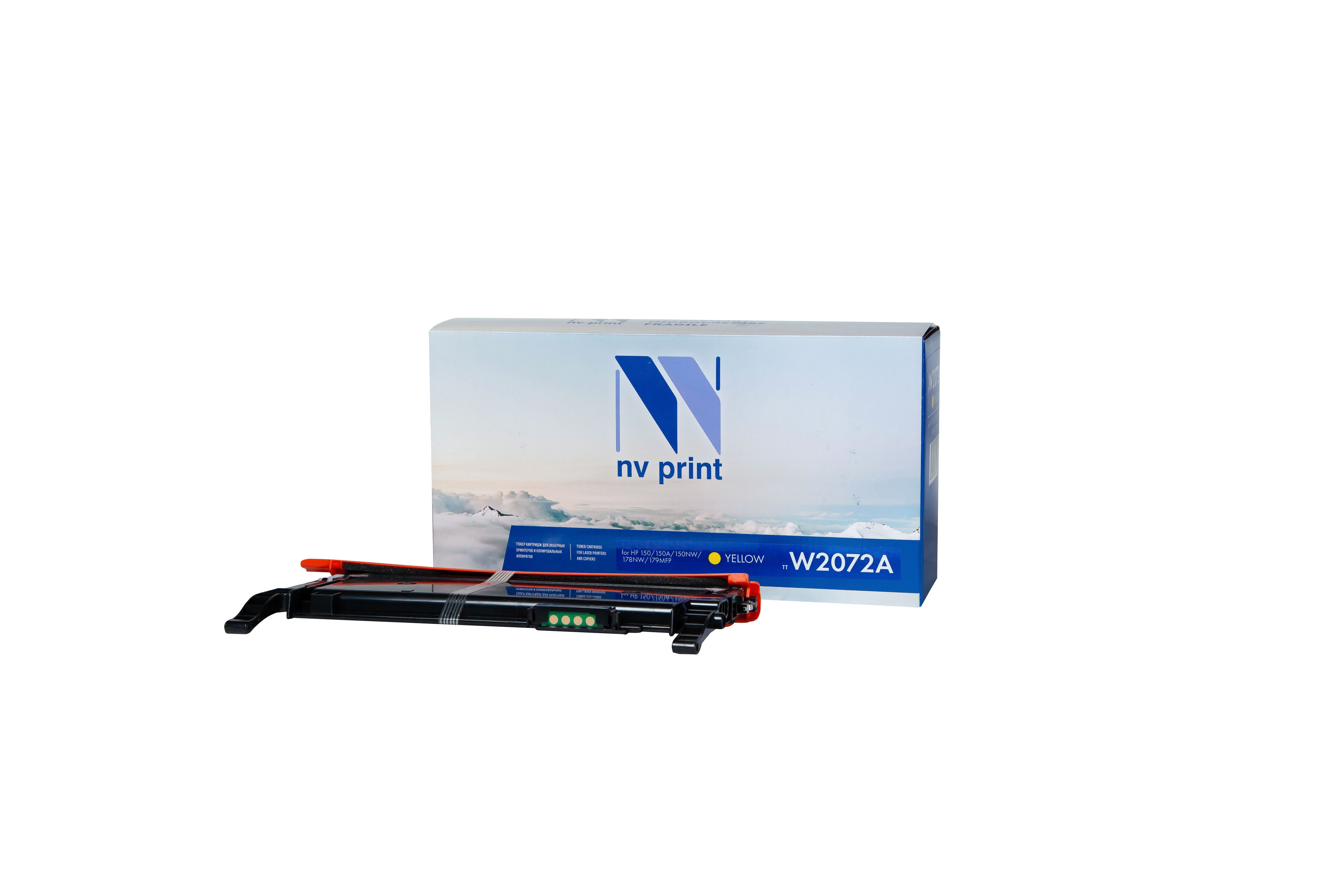 Картридж совм. NV Print W2072A желтый для HP 150/150A/150NW/178NW/179MFP (700стр.) (ПОД ЗАКАЗ)