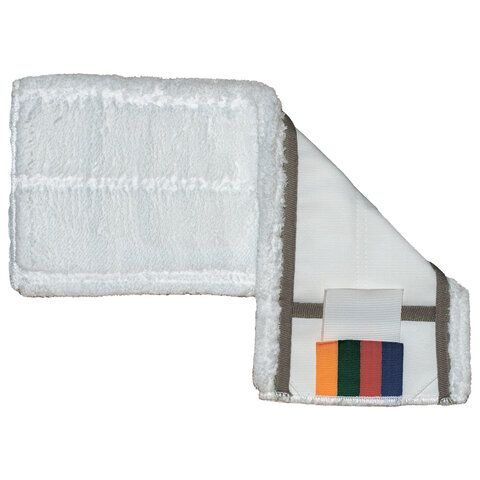 Насадка МОП плоская 40 см, VILEDA "МикроПур Комби", уши (ТИП УВ) микрофибра, белый, 167297