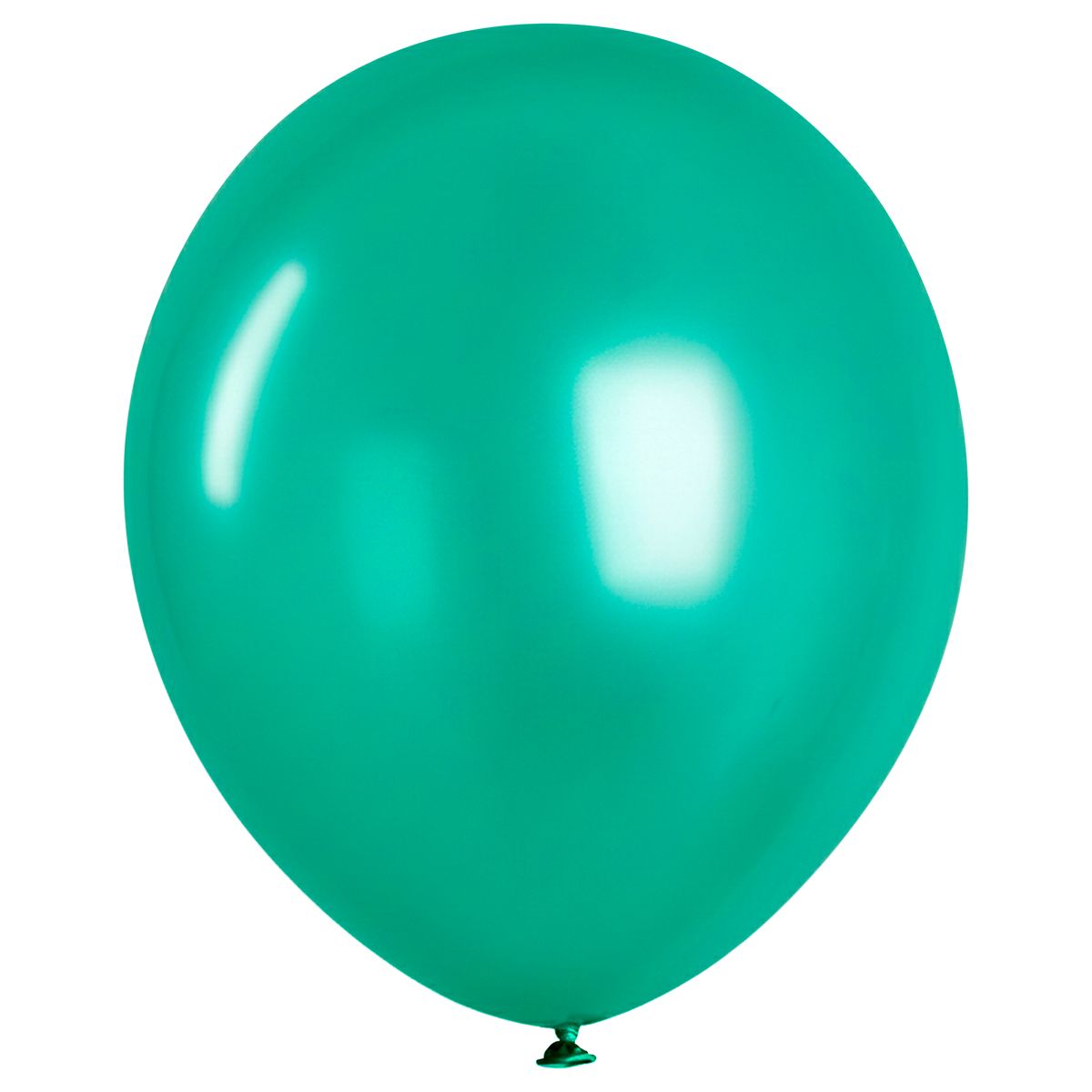 Воздушные шары,  50шт., М12/30см, MESHU, металлик, зеленый