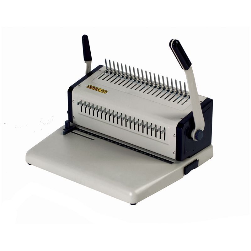 Брошюровщик Office Kit "B2125" пластиковая пружина, перфорация 25л., переплет 500л.