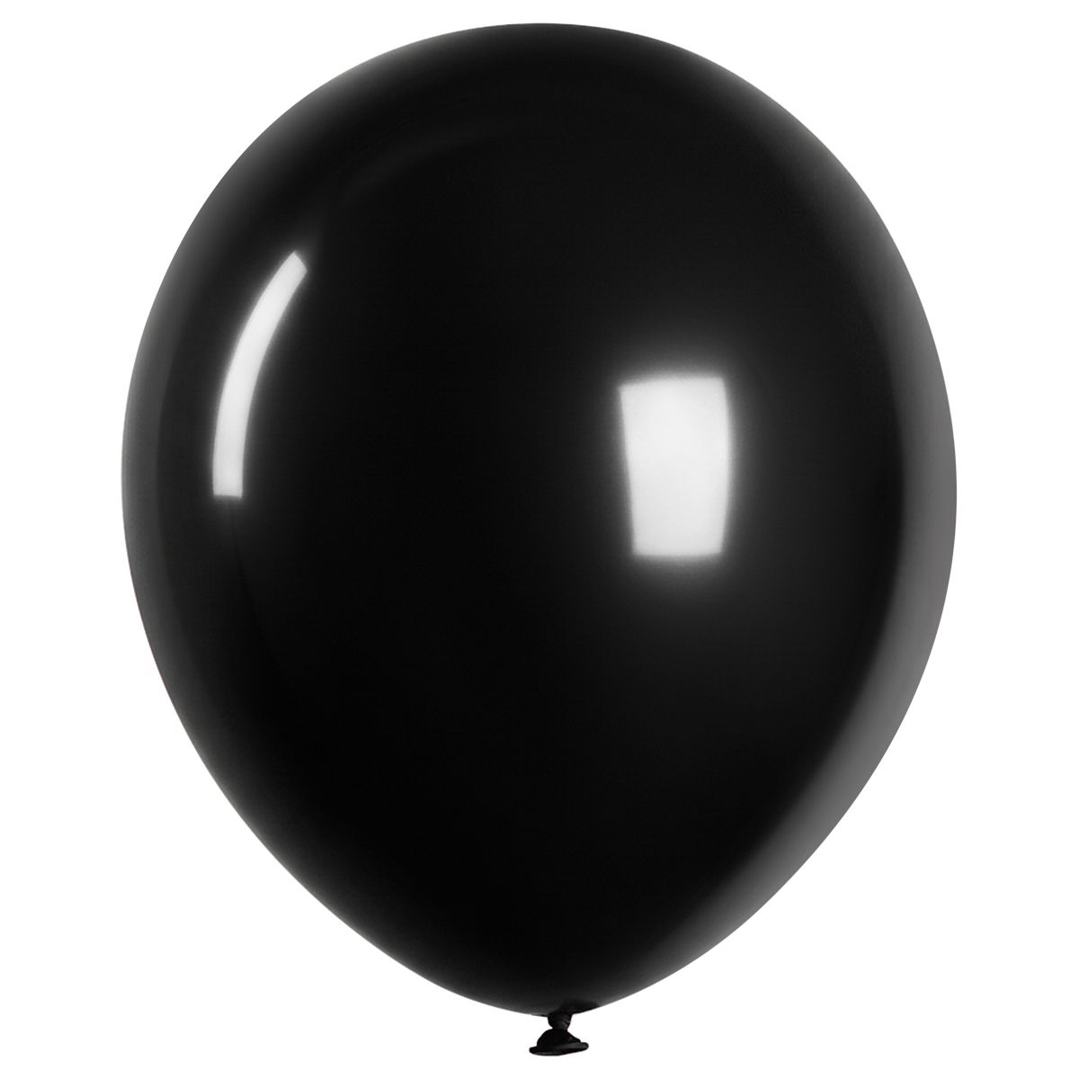 Воздушные шары,  50шт., М12/30см, MESHU, пастель, черный