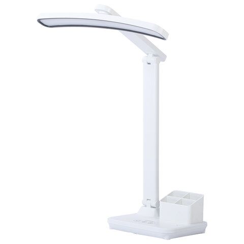 Настольная лампа / светильник беспроводная SONNEN PT-401, органайзер, USB, LED, 5 Вт, 3 режима, 238779