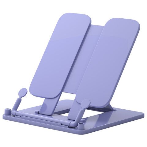 Подставка для книг и учебников ERICH KRAUSE "Pastel", пластиковая, фиолетовая, 53533