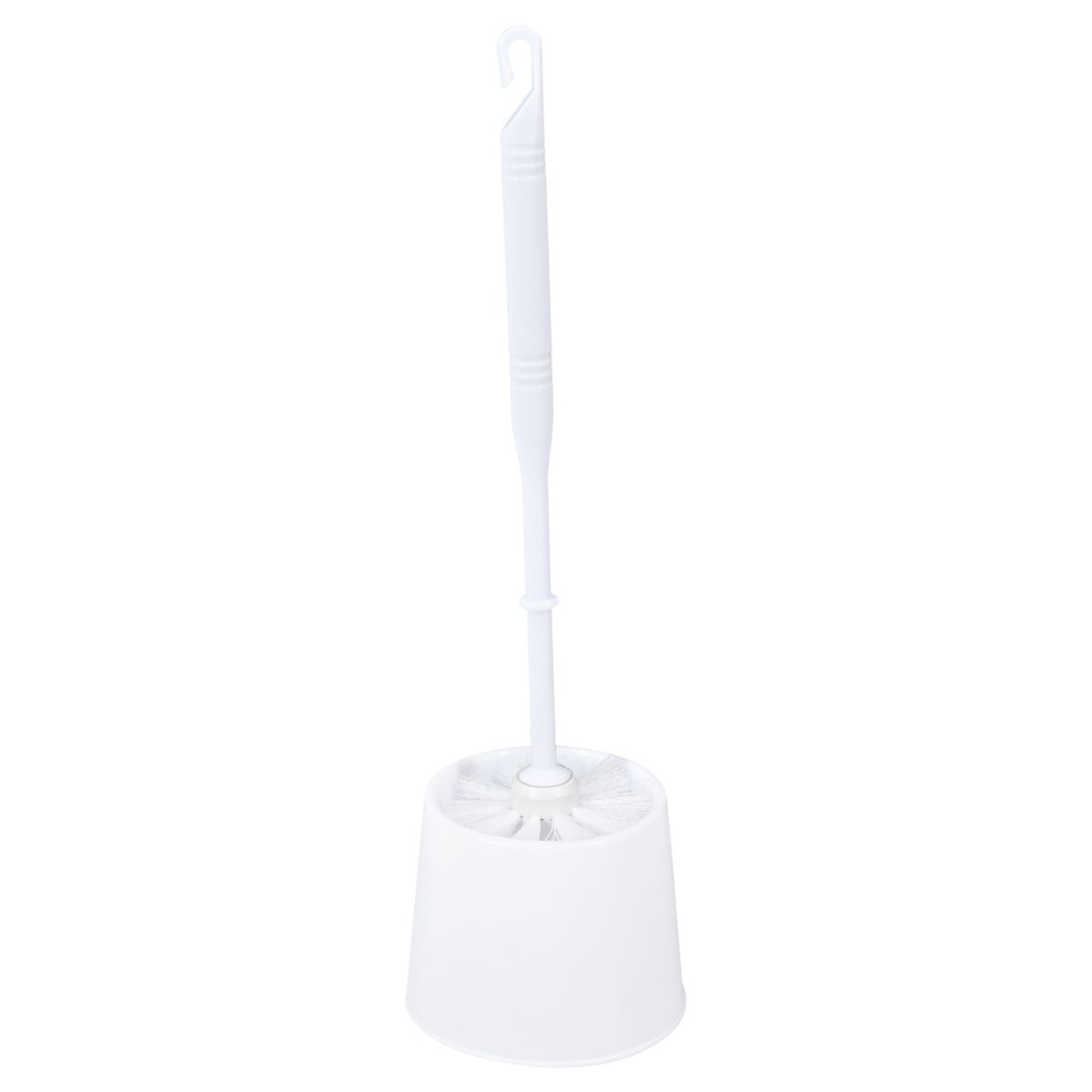 Ерш для унитаза VEGA с подставкой, пластик, белый