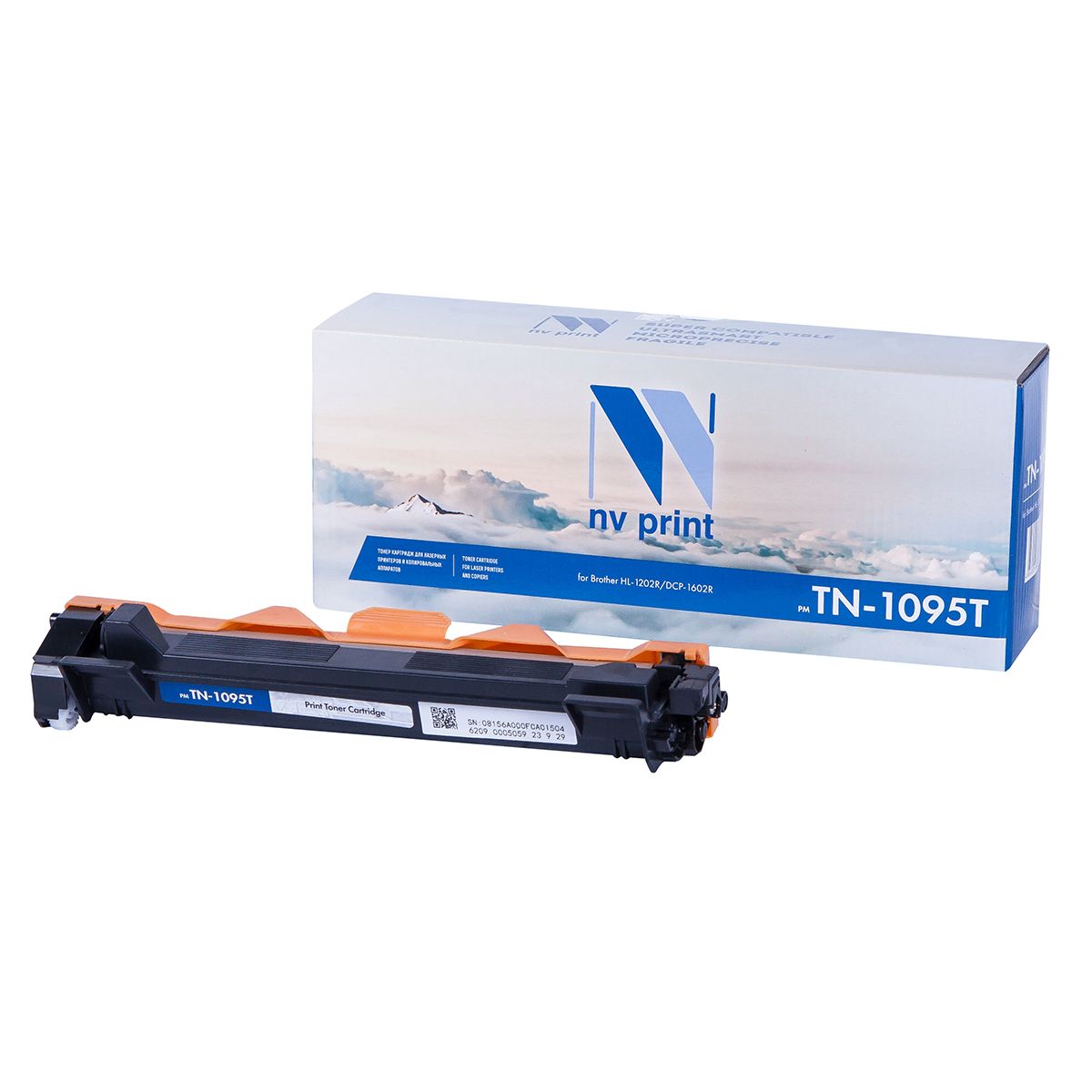 Картридж совм. NV Print TN-1095T черный для Brother HL-1202R/DCP-1602R (1500стр.)