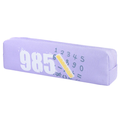Пенал ЮНЛАНДИЯ ЮНИОР, 1 отделение, полиэстер, Numbers, 20х6х4 см, 273807