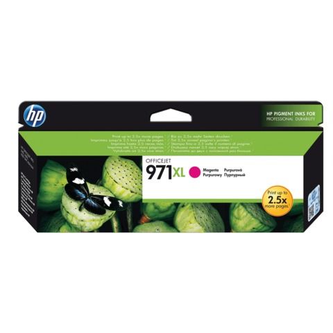 Картридж струйный HP (CN627AE) OfficeJet Pro X576/476/451/551, №971XL, пурпурный, оригинальный, ресурс 6600 страниц Картридж струйный HP (CN627AE) OfficeJet Pro X576/476/451/551, №971XL, пурпурный, оригинальный, ресурс 6600 страниц