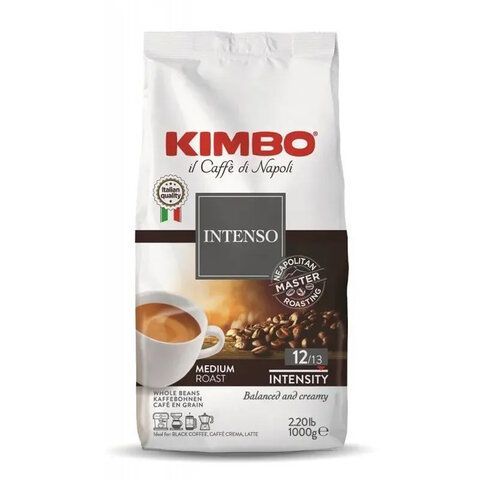 Кофе молотый KIMBO "Aroma Intenso", 250 г, ИТАЛИЯ, ш/к 01119