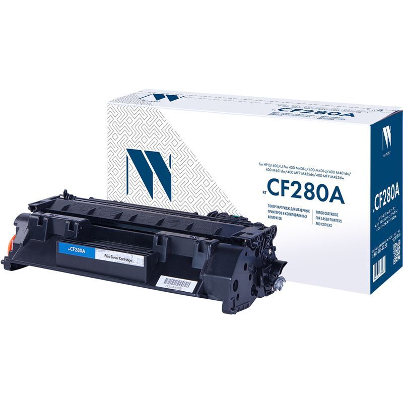 Картридж совм. NV Print CF280A (№80A) черный для HP LJ Pro 400 M401/Pro 400 MFP M425 (2700стр.) (ПОД ЗАКАЗ)