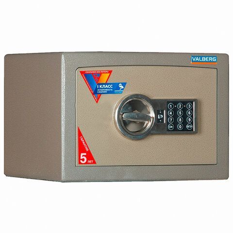 Сейф взломостойкий 1 класс VALBERG "Карат-25 EL", 250х360х310 мм, 44 кг, электронный замок, S10499010440
