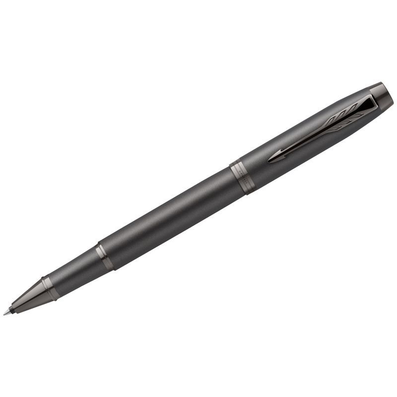 Ручка-роллер Parker "IM Professionals Monochrome Titanium" черная, 0,8мм, подарочная упаковка Ручка-роллер Parker "IM Professionals Monochrome Titanium" черная, 0,8мм, подарочная упаковка
