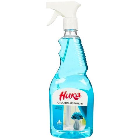 Средство для мытья стекол и зеркал 750 мл, НИКА-СТЕКЛООЧИСТИТЕЛЬ, распылитель 