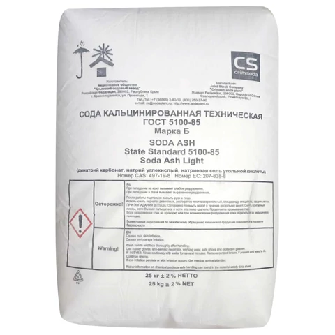 Сода кальцинированная, 25 кг, - 