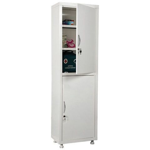 картинка Шкаф медицинский 1-створчатый HILFE "МД 1 1650/SS" 1755х500х320 мм, белый, S26199201009 магазин являющийся официальным дистрибьютором в России картинка Шкаф медицинский 1-створчатый HILFE "МД 1 1650/SS" 1755х500х320 мм, белый, S26199201009 от магазина