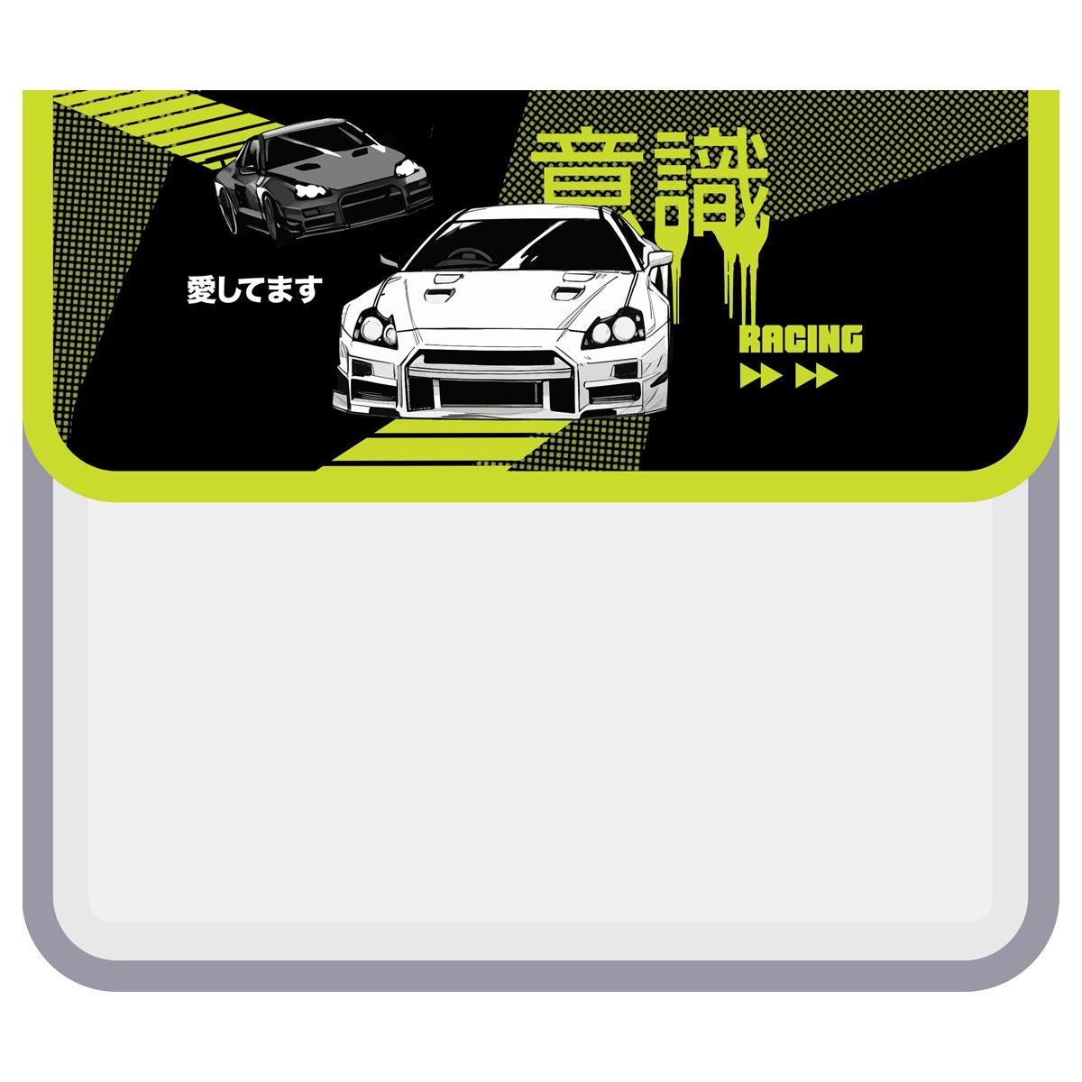 Папка для тетрадей 1 отделение, ArtSpace "Racing", А5, пластик, на липучке