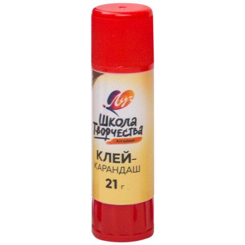 Клей-карандаш ЛУЧ "Школа творчества", 21 г, PVP основа, 29С 1737-08