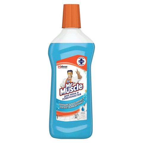 Средство для мытья пола и поверхностей 500 мл, МИСТЕР МУСКУЛ "После дождя", 365719 