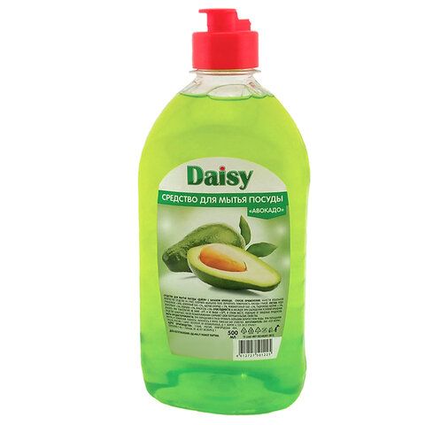 Средство для мытья посуды 500 мл, DAISY "Авокадо", флип-топ, МИНПРОМТОРГ 