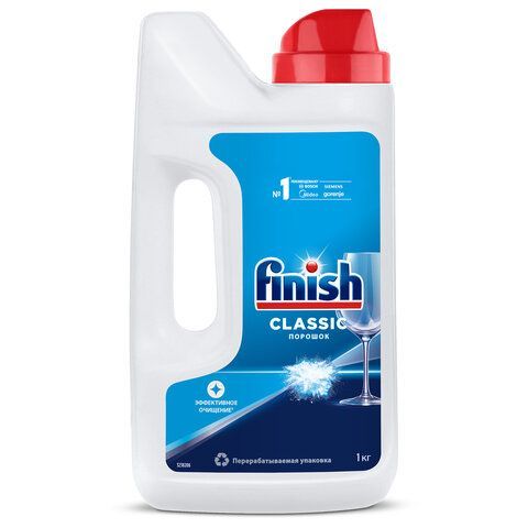 Порошок для мытья посуды в посудомоечных машинах 1 кг FINISH (Финиш), 3010892 