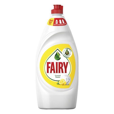 Средство для мытья посуды, 900 мл, FAIRY (Фейри) "Сочный лимон" 