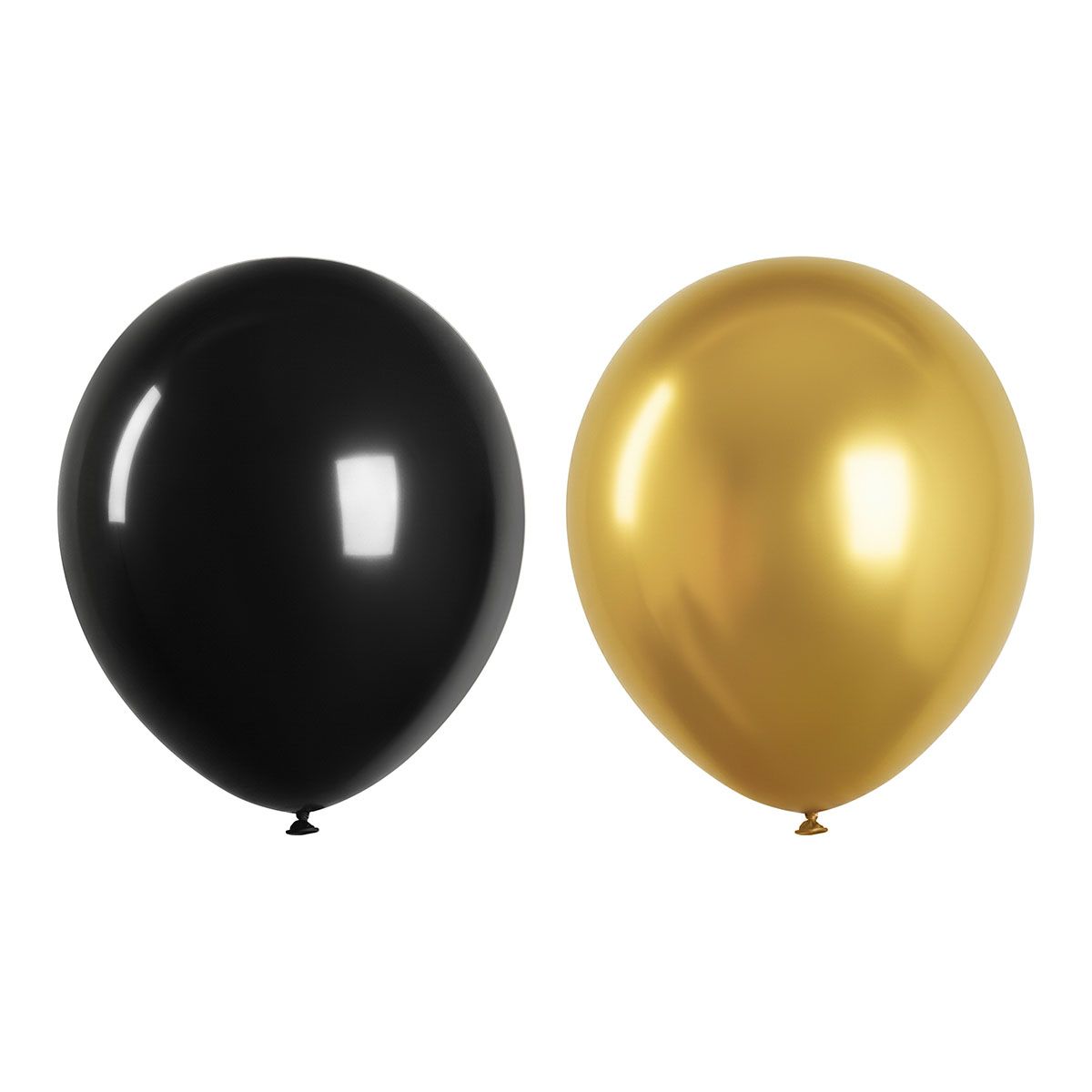 Воздушные шары,  25шт., М12/30см, MESHU "Gold", 2 цвета ассорти