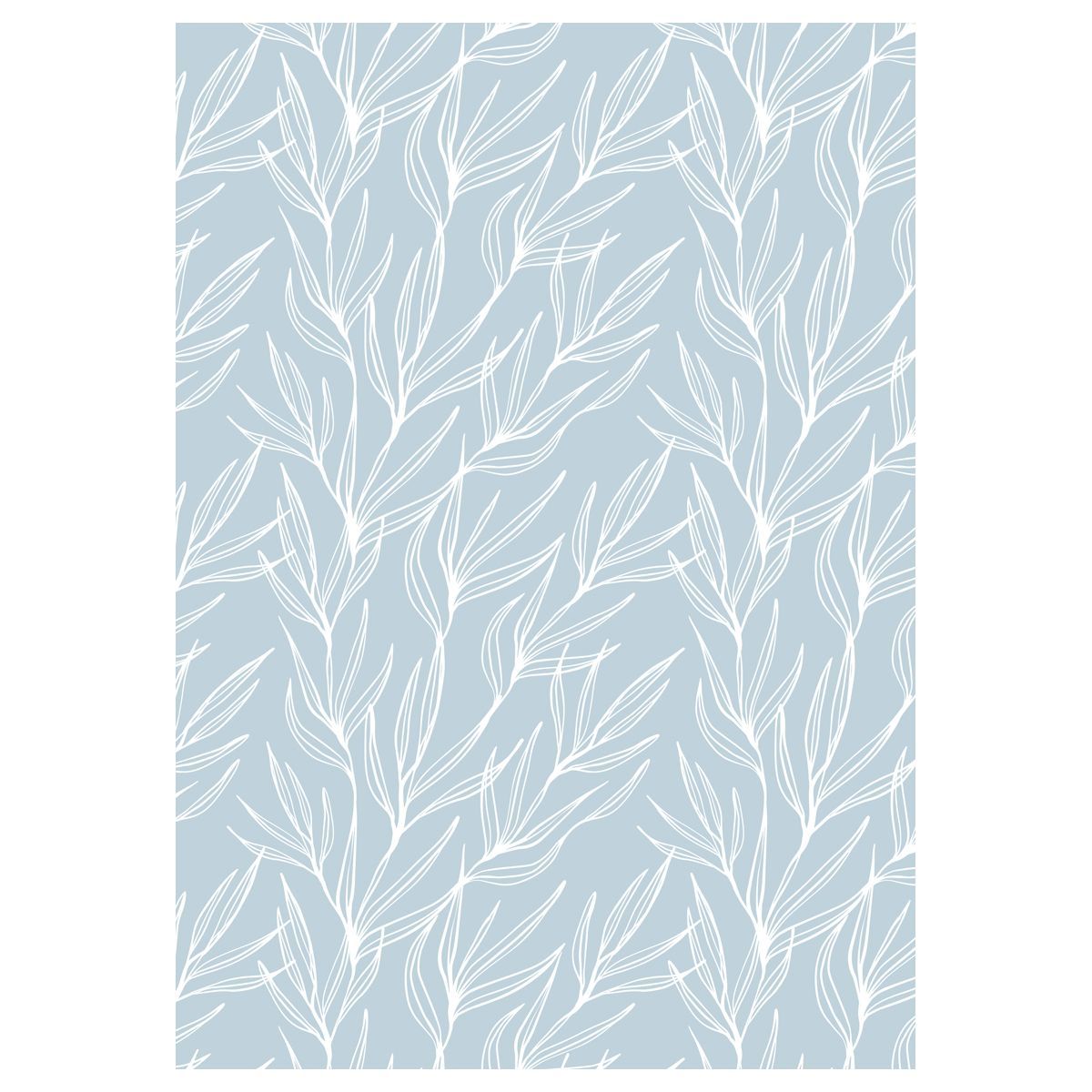 Упаковочная бумага глянц. 70*100см, MESHU "Flowers", 80г/м2