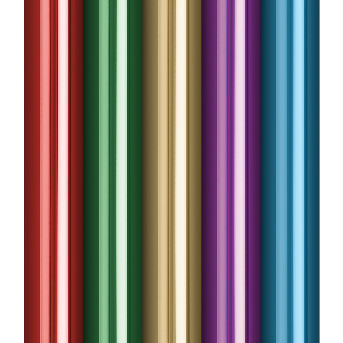 Упаковочная бумага глянц. 70*100см, MESHU, 60г/м2, ассорти 5 дизайнов