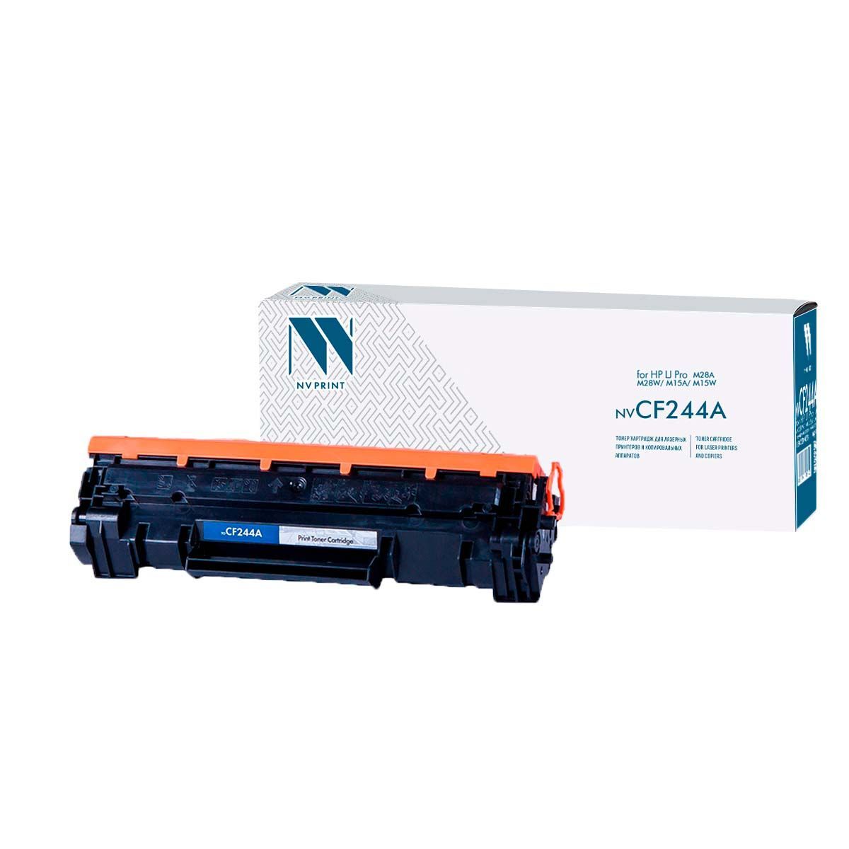 Картридж совм. NV Print CF244A (№44A) черный для LaserJet Pro M15a/M15w/M16MFP M28a/ (1000стр.)